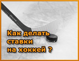 Как ставить на хоккей?